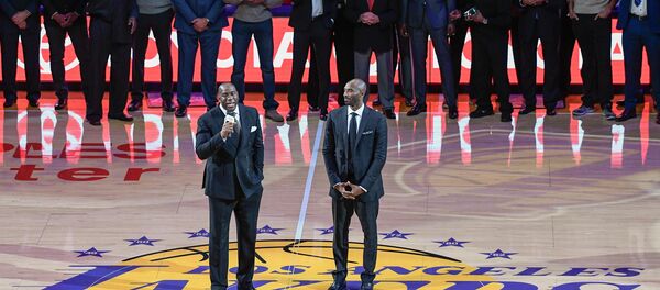 Magic Johnson - Kobe Bryant Magic Johnson - Kobe Bryant - Sputnik Türkiye