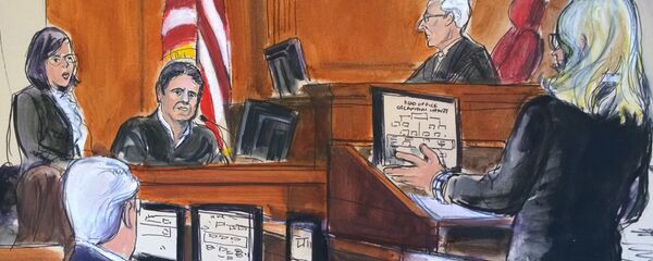 Halkbank yöneticisi Mehmet Hakan Atilla, sanık koltuğunda. - Sputnik Türkiye