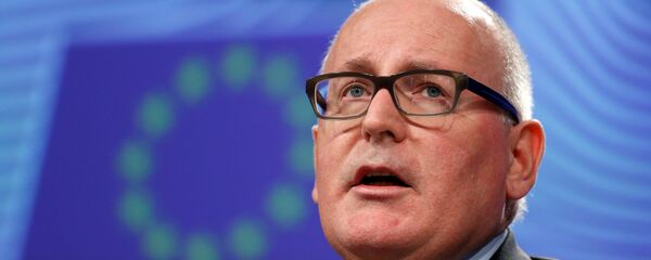 AB Komisyonu Birinci Başkan Yardımcısı Frans Timmermans - Sputnik Türkiye