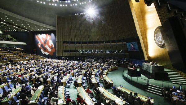 BM Genel Kurulu Kudüs oylaması - Sputnik Türkiye