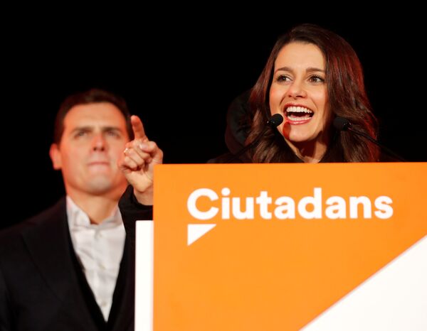 Ciudadanos lideri Ines Arrimadas  - Sputnik Türkiye