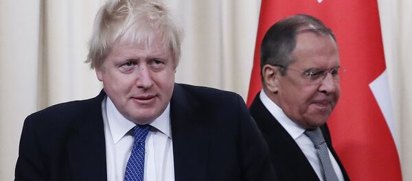 Rusya Dışişleri Bakanı Sergey Lavrov- İngiltere Dışişleri Bakanı Boris Johnson - Sputnik Türkiye