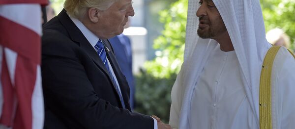 Trump Abu Dabi Veliahtı Nahyan - Sputnik Türkiye