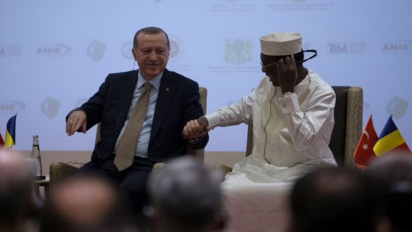 Cumhurbaşkanı Recep Tayyip Erdoğan, Çad Cumhurbaşkanı İdris Debi ile birlikte Çad-Türkiye İş Forumuna katıldı - Sputnik Türkiye