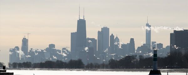 Chicago'da dondurucu soğuk - Sputnik Türkiye