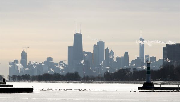 Chicago'da dondurucu soğuk - Sputnik Türkiye