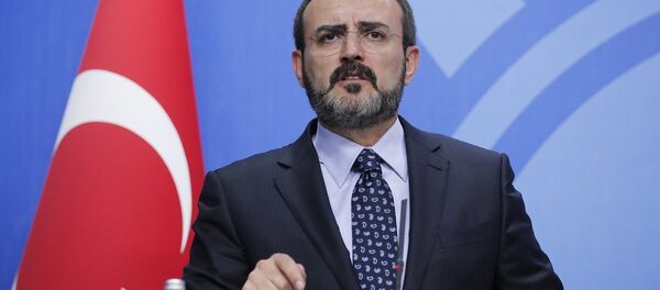 AK Parti Genel Başkan Yardımcısı ve Parti Sözcüsü Mahir Ünal - Sputnik Türkiye