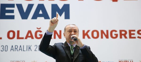 Cumhurbaşkanı ve AK Parti Genel Başkanı Recep Tayyip Erdoğan - Sputnik Türkiye