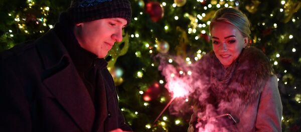 Moskova'da Yeni Yıl kutlaması - Sputnik Türkiye