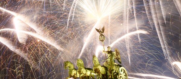 Almanya'nın başkenti Berlin'de yılbaşı kutlamaları - Sputnik Türkiye