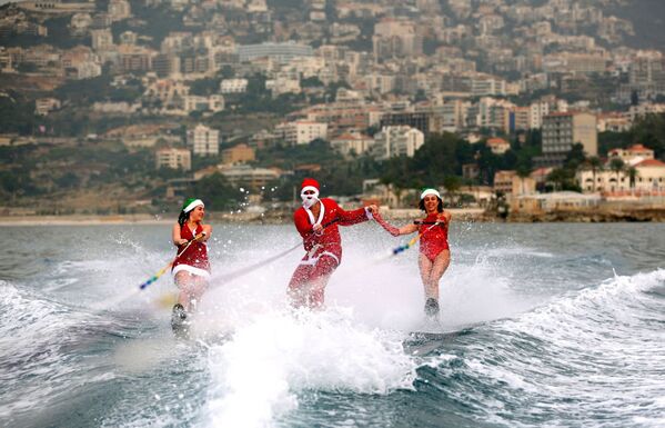 Lübnan’da bir su kayağı kulübü - Sputnik Türkiye