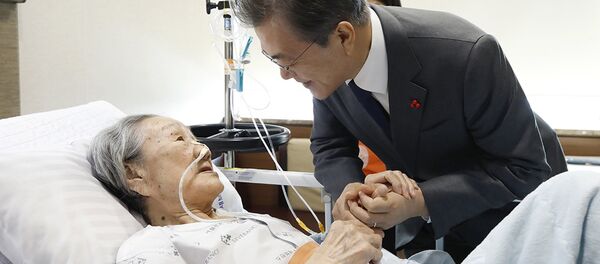 Güney Kore Devlet Başkanı Moon Jae-in- Seks köleleri - Sputnik Türkiye