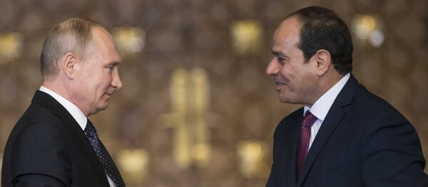 Rusya Devlet Başkanı Vladimir Putin- Mısır Cumhurbaşkanı Abdülfettah el Sisi - Sputnik Türkiye
