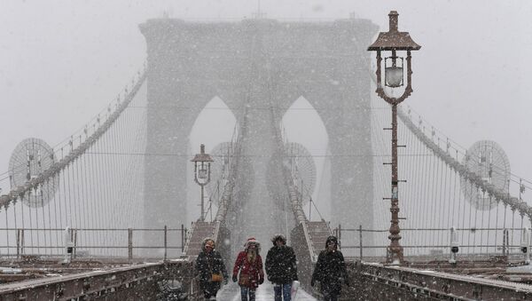 New York'ta kar fırtınası - Sputnik Türkiye