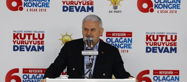 Binali Yıldırım AK Parti 6. Olağan Nevşehir  İl Kongresi'nde - Sputnik Türkiye