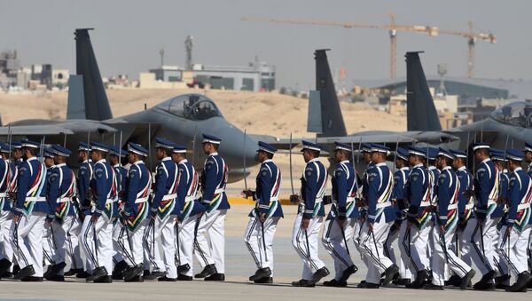 Suudi F-15'ler Kral Faysal Hava Akademisi Kral Salman Hava Üssü Riyad - Sputnik Türkiye