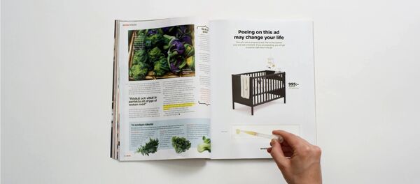 IKEA hamilelik testi reklamı - Sputnik Türkiye