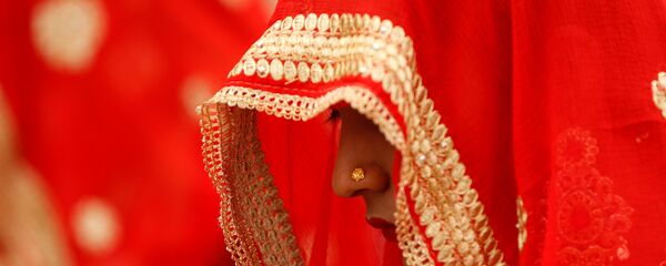 Hindistan- Kadın- Gelin- Düğün - Sputnik Türkiye