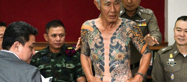 Emekli Yakuza lideri Şigeharu Şirai Emekli Yakuza lideri Şigeharu Şirai - Sputnik Türkiye
