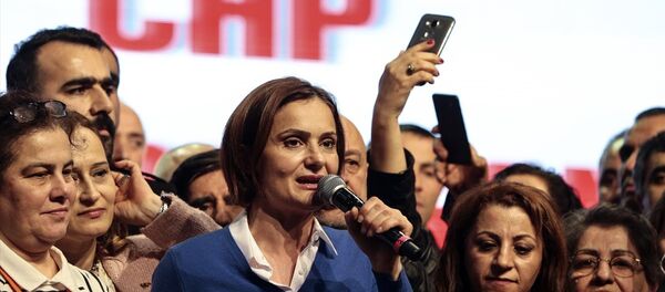 CHP İstanbul 36. Olağan İl Kongresi'nde il başkanlığına seçilen Canan Kaftancıoğlu - Sputnik Türkiye