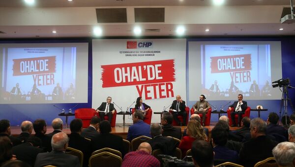 CHP tarafından düzenlenen OHAL'de Yeter Forumu - Sputnik Türkiye