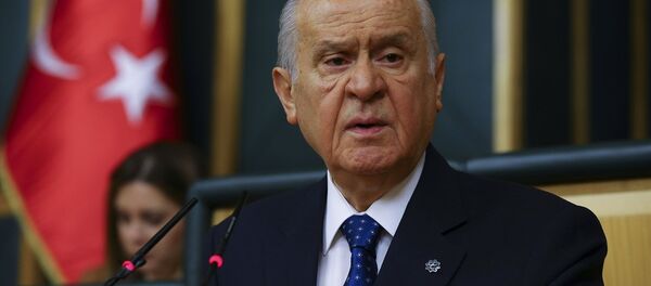 MHP Genel Başkanı Devlet Bahçeli, partisinin TBMM Grup Toplantısına katılarak konuşma yaptı. - Sputnik Türkiye