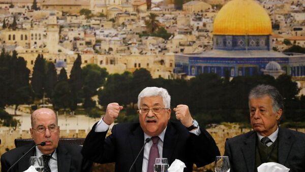 Mahmud Abbas Ramallah Filistin Merkez Konseyi - Sputnik Türkiye