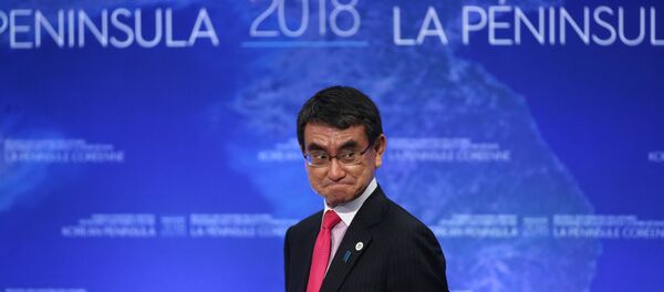 Japonya Dışişleri Bakanı Taro Kono Japonya Dışişleri Bakanı Taro Kono - Sputnik Türkiye