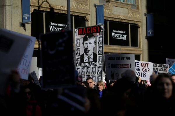 ABD'nin Chicago kentinde gerçekleştirilen Kadınlar Yürüyüşü ABD'nin Chicago kentinde gerçekleştirilen Kadınlar Yürüyüşü - Sputnik Türkiye