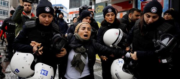 Kadıköy Afrin protesto - Sputnik Türkiye