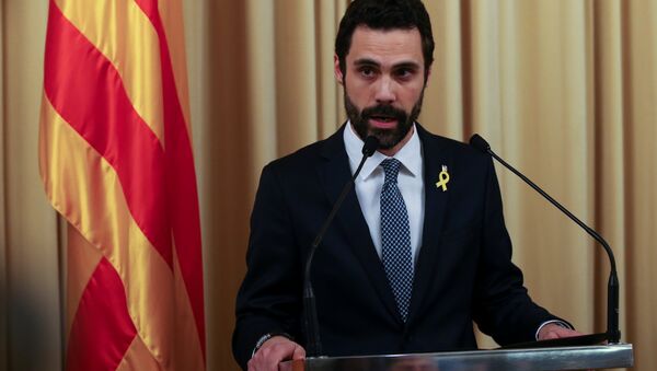 Katalonya Parlamentosu Sözcüsü Roger Torrent - Sputnik Türkiye