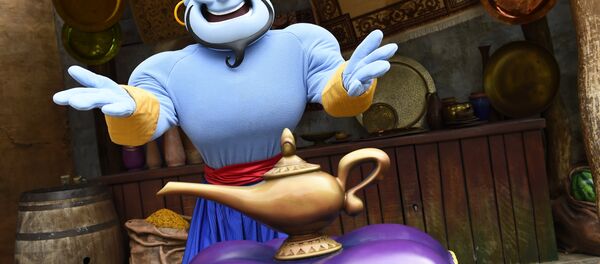 Disney'in 'Aladdin' çizgi filmindeki cin karakteri - Sputnik Türkiye