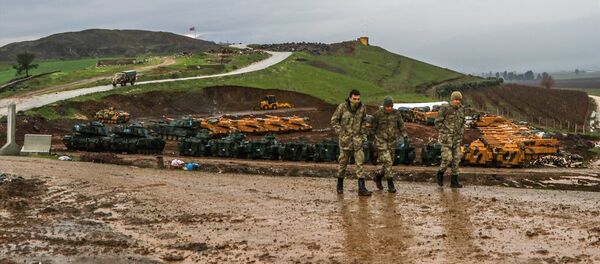 TSK'nın Afrin'e yönelik Zeytin Dalı Harekatı - Sputnik Türkiye