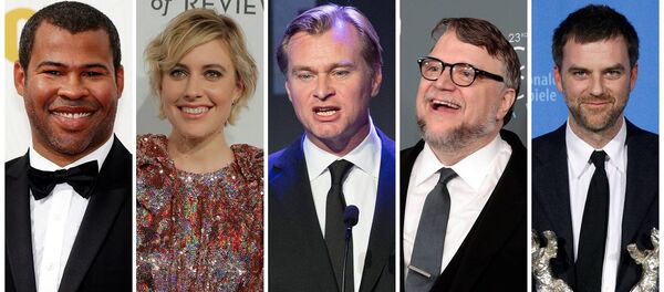 Jordan Peele, Greta Gerwig, Christopher Nolan, Guillermo del Toro ve Paul Thomas Anderson - Sputnik Türkiye