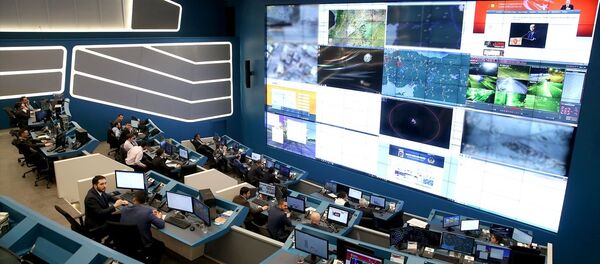 Zeytin Dalı Harekatı'nın yönetildiği Devlet Bilgi Koordinasyon Merkezi Zeytin Dalı Harekatı'nın yönetildiği Devlet Bilgi Koordinasyon Merkezi - Sputnik Türkiye