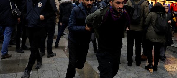 Kadıköy'de Afrin protestosuna müdahale - Sputnik Türkiye