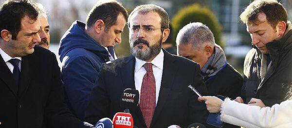 AK Parti Genel Başkan Yardımcısı ve Parti Sözcüsü Mahir Ünal - Sputnik Türkiye