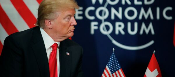 Donald Trump World Economic Forum (WEF) Davos 2018 - Sputnik Türkiye