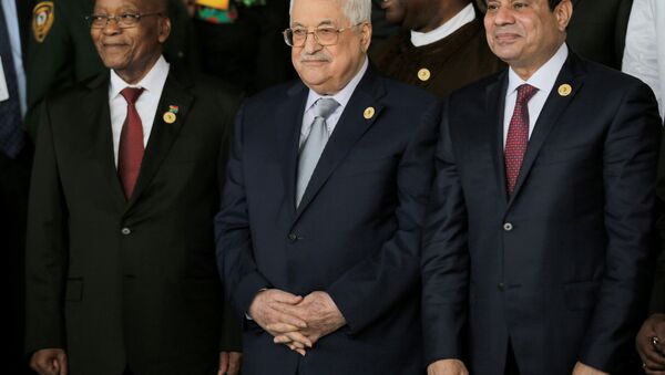 Filistin Devlet Başkanı Mahmud Abbas Afrika Birliği Liderler Zirvesi'nde - Sputnik Türkiye