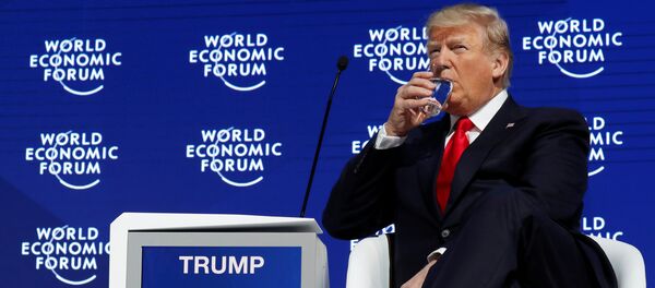 Trump Davos Trump Davos - Sputnik Türkiye