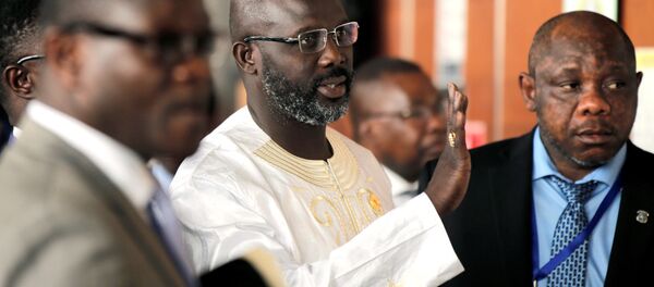 Liberya'nın yeni seçilen devlet başkanı George Weah - Sputnik Türkiye