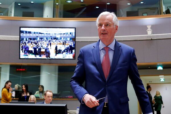 AB'nin Brexit Başmüzakerecisi Michel Barnier AB'nin Brexit Başmüzakerecisi Michel Barnier - Sputnik Türkiye