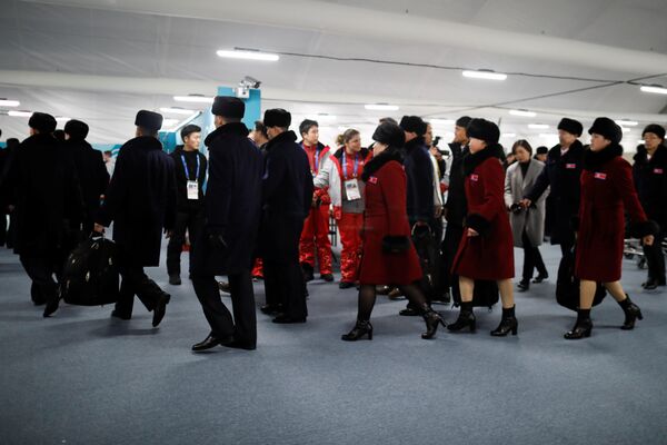 Kuzey Koreli atletler - Sputnik Türkiye