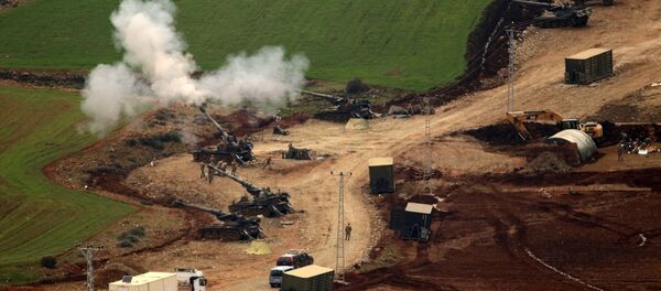 Zeytin Dalı Harekatı, Hatay'ın Hassa ve Kırıkhan ilçeleri karşısındaki terör mevzileri, Türk Silahlı Kuvvetleri (TSK) topçu birliklerince ateş altına alındı. Zeytin Dalı Harekatı, Hatay'ın Hassa ve Kırıkhan ilçeleri karşısındaki terör mevzileri, Türk Silahlı Kuvvetleri (TSK) topçu birliklerince ateş altına alındı. - Sputnik Türkiye