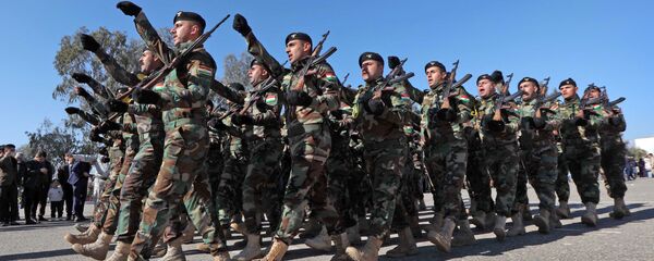 IKBY'de Peşmerge savaşçılarının mezuniyet töreni - Sputnik Türkiye