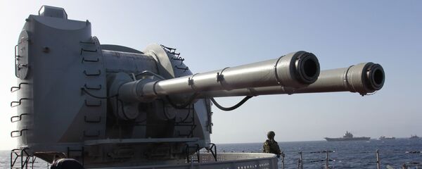 AK-130 donanma topu AK-130 donanma topu - Sputnik Türkiye