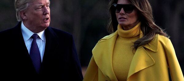ABD Başkanı Donald Trump- First Lady Melania Trump - Sputnik Türkiye