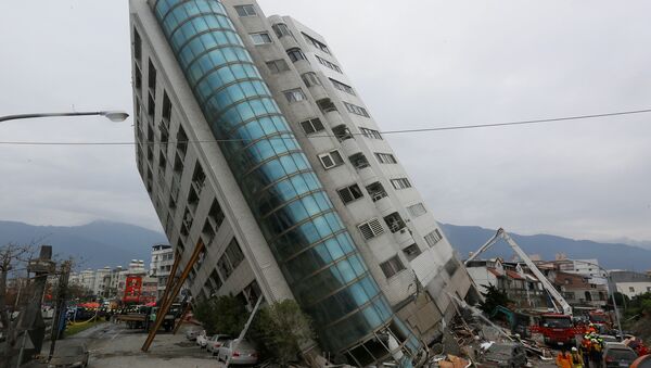 Tayvan'da deprem - Sputnik Türkiye