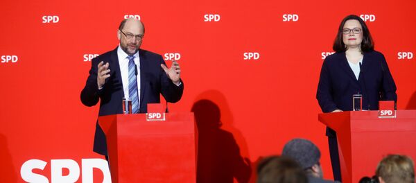 Martin Schulz Andrea Nahles - Sputnik Türkiye