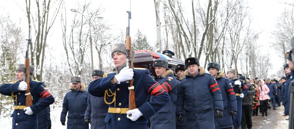 Rus pilot Filipov'un cenazesi - Sputnik Türkiye